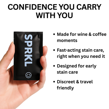 SPRKL Wine Wipes for Teeth, 20-Pack