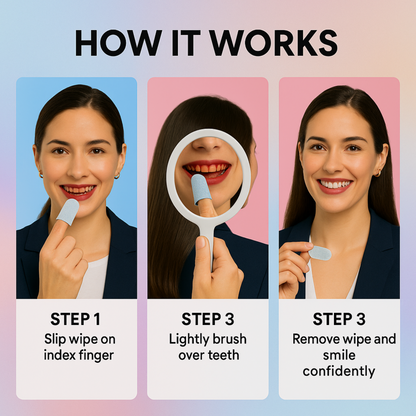 SPRKL Wine Wipes for Teeth, 20-Pack